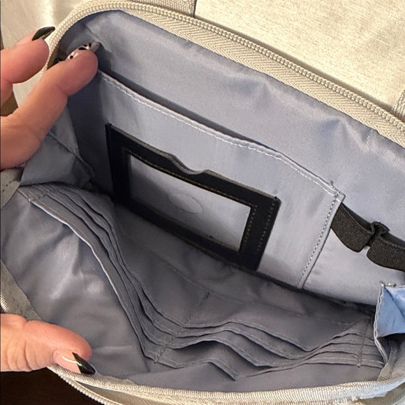 Ihkwip crossbody quilted metallic silver Bag - Picture 4 of 16